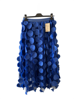 Dotty skirt blue