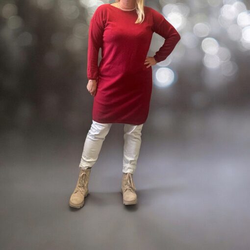 Basic dress - indian red