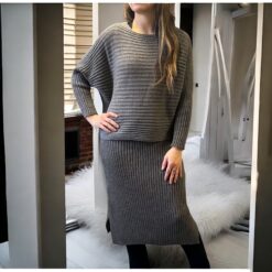 Skönt set för hela året- mörk taupe finns i s/m och l/xl ENSTAKA KVAR!