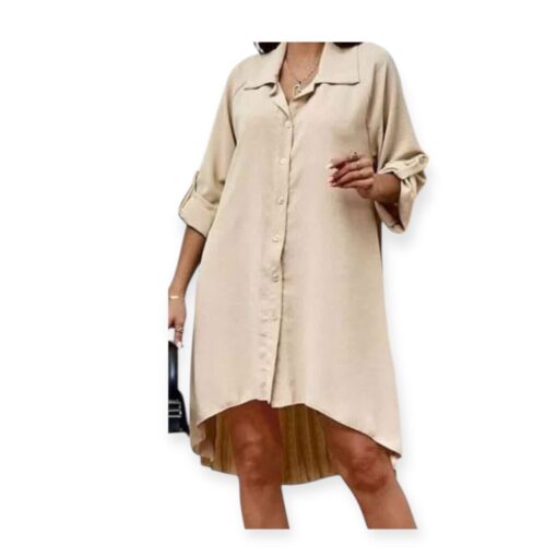 Dessy långskjorta BEIGE