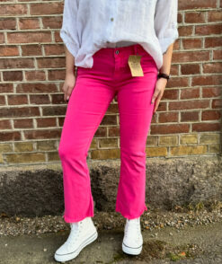 Jeans med lätt bootcut med trendig frans - Cerice