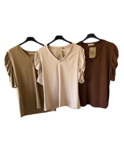 Travel t-shirt - Mocca