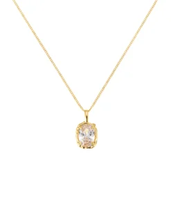 Paris crystal necklace gold 449 SEK