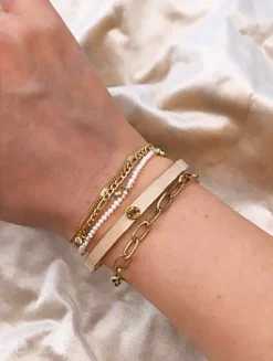 Palermo bangle nude gold 449 SEK