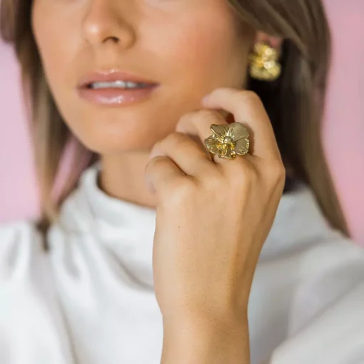 Daisy ring gold - Bild 2