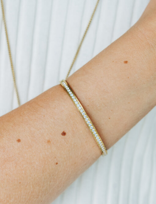 Celine crystal bangle, clear gold 499 SEK - Bild 2