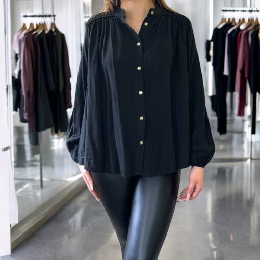 Carly Blouse, Black