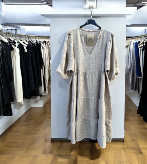 Melanie linneklänning cashmere