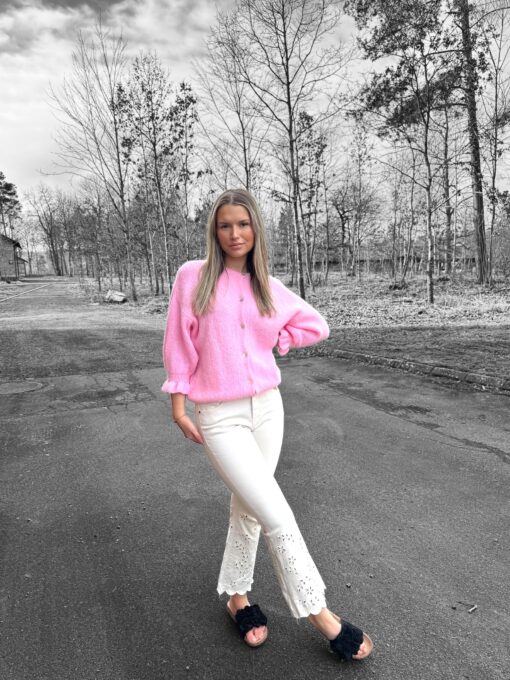 Moa med lång ärm kofta ROSA - Bild 2