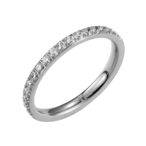 Celine crystal ring, clear steel 349 SEK
