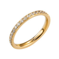 Celine crystal ring, clear gold 349 SEK