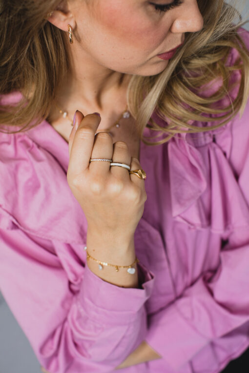 Celine crystal ring, clear gold 349 SEK - Bild 3