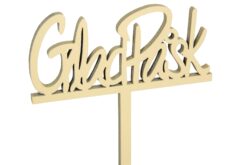 Glad påsk pinne - gul