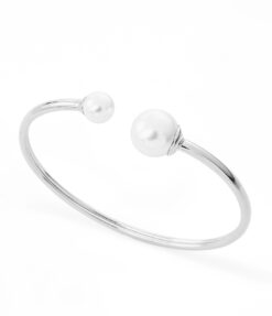 Liz pearl bangle, steel 379 SEK