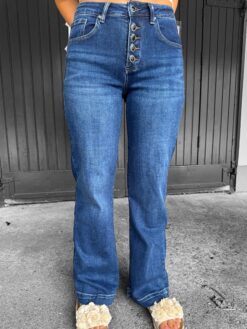 Jeans - Boho Button