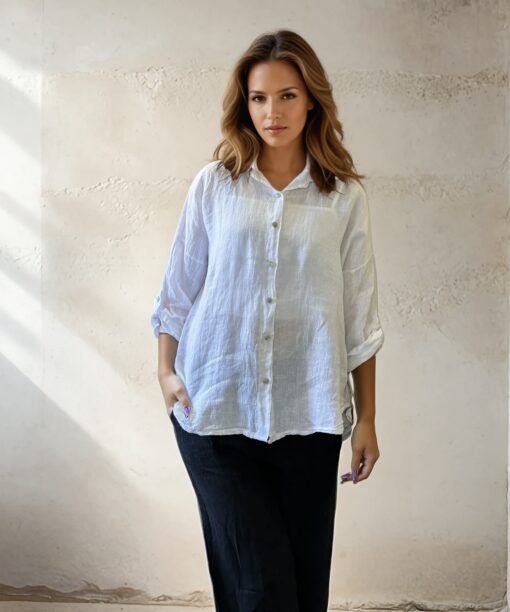 ••FELICIA linneblus - white