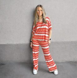 SKÖNT TRENDIGT SET RÖD onesize 36-42