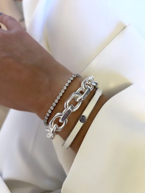 Celine tennisbracelet, crystal - Bild 2