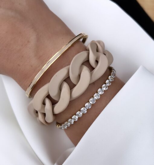 Marbella bracelet, nude mat - Bild 2