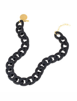 Marbella necklace, black mat