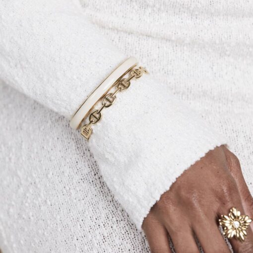 Pattern bangle gold - Bild 3