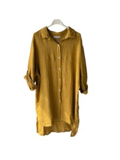 Long linenshirt – Ockra