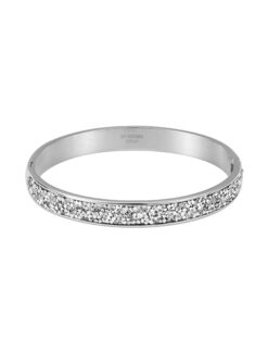 Sparkle bangle, steel