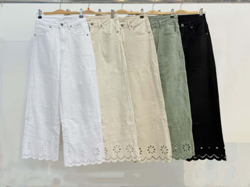 Summer Wibe Jeans army -Ankellånga