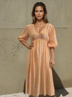 Summerdress yellow leo onsdag