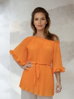 Château de Perle shortdress -orange