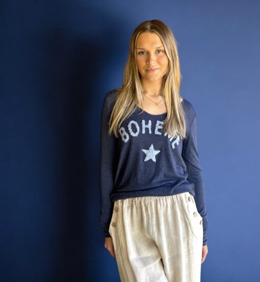 Boheme shirt – Blå - Bild 3