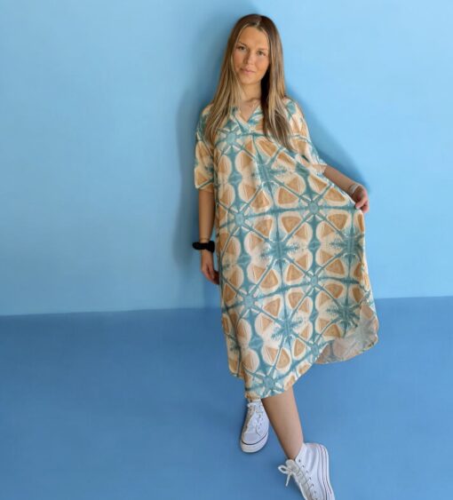 Maisy dress - Turkos - Bild 2
