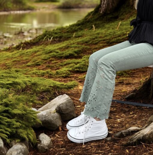 Summer flirt Jeans Army -Ankellånga