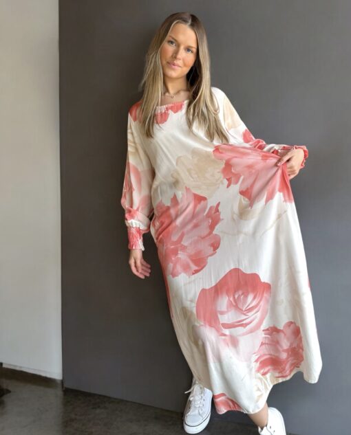 Dreamy dress - Romantic Vit/rosa