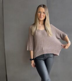 Luna tröja Taupe