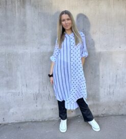 Belissimo Striped/DOT linendress