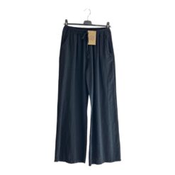 Bianca pants bomull med linnekänsla, svart