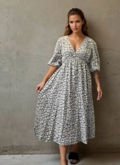 Summerdress flower beige