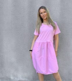 Puff dress, Pink