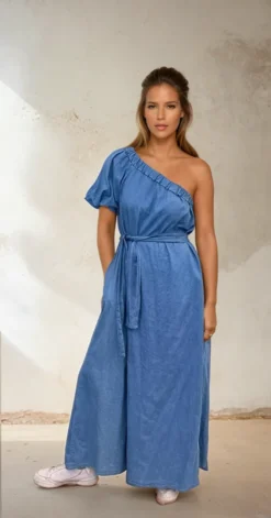 Hellång one-shoulder dress