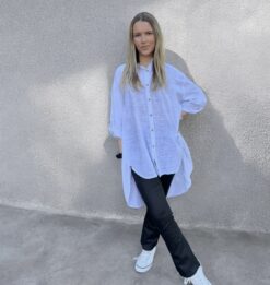 Oversize storskjorta white