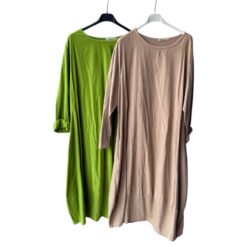 Sofia dress - babycord taupe