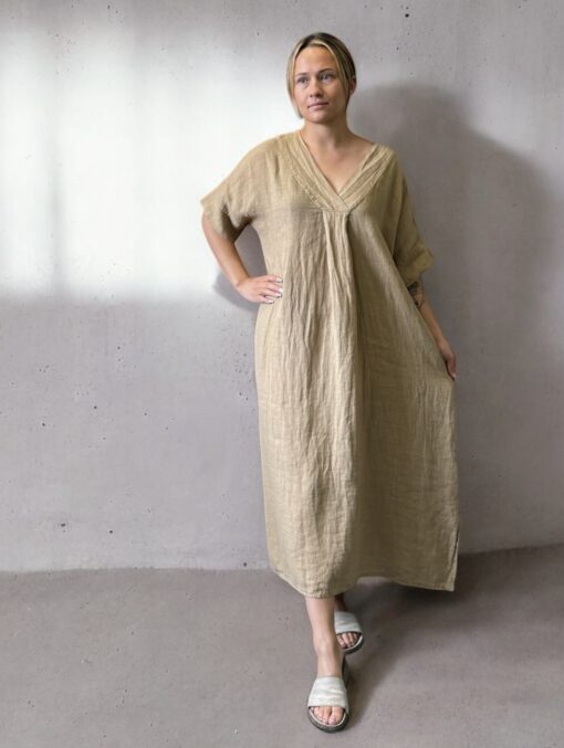 Vega linendress camel - Bild 2