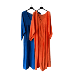 Cindy, Oversize dress - blå