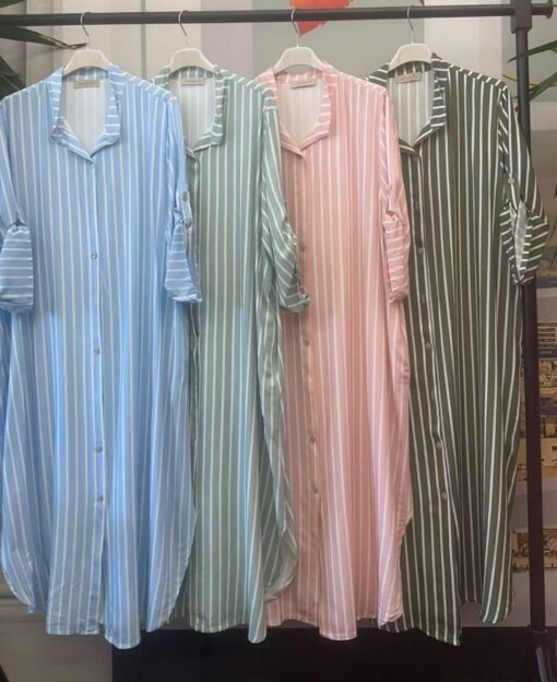 Striped dress, Army