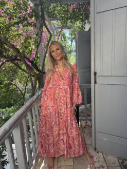 Kommer in ca 4 juli Zassi – Amber longdress PINK