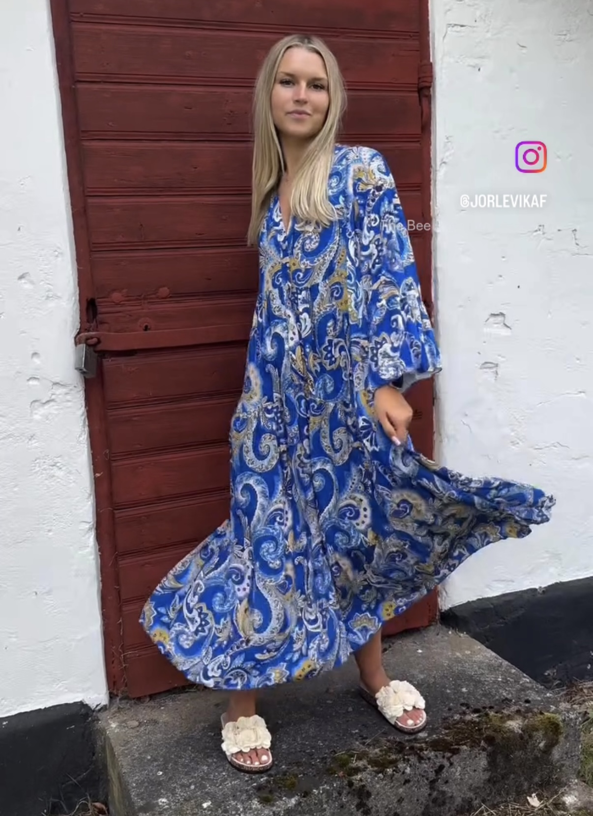 Zassi – Amber longdress blå - Bild 2