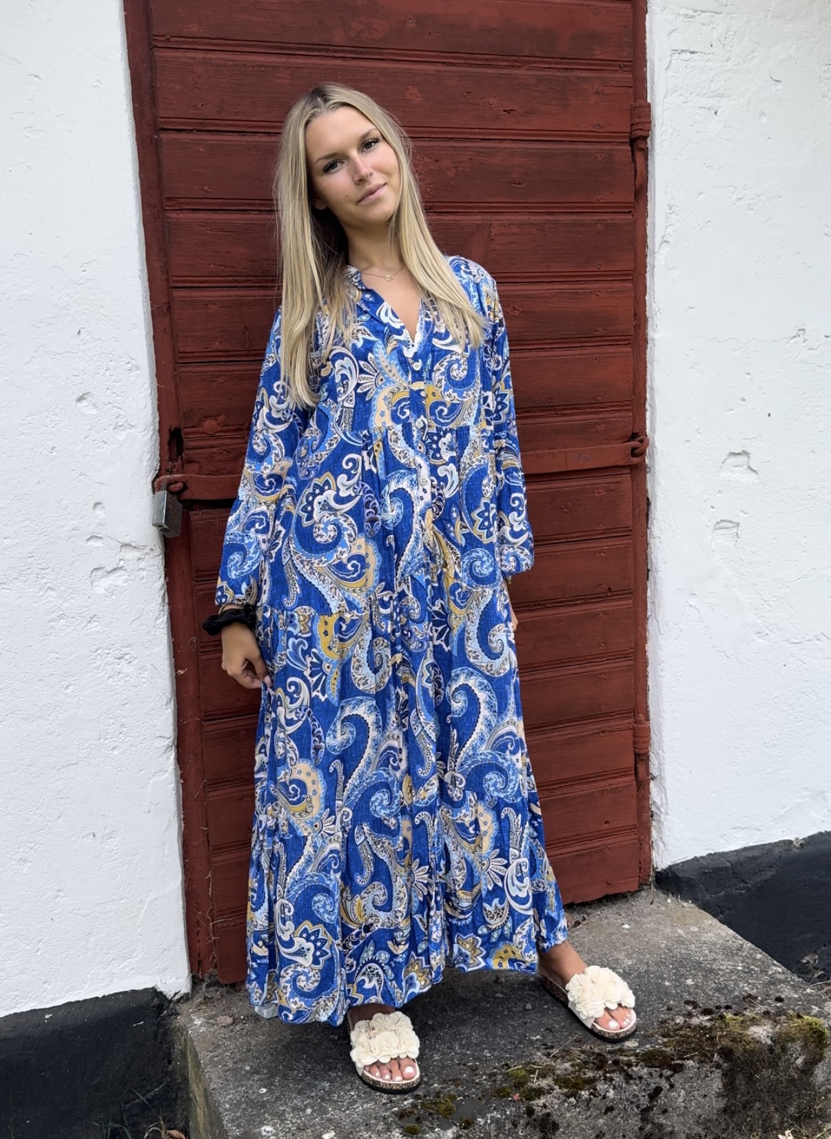 Zassi – Amber longdress blå