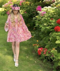 Zassi – Amber SHORTDRESS PINK