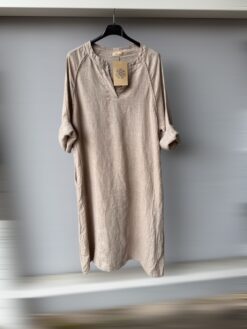 Milano linendress Sand